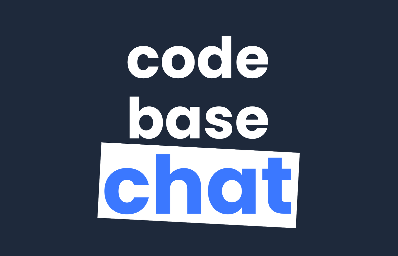 CodebaseChat: A GPT for any GitHub Repo in 30 seconds